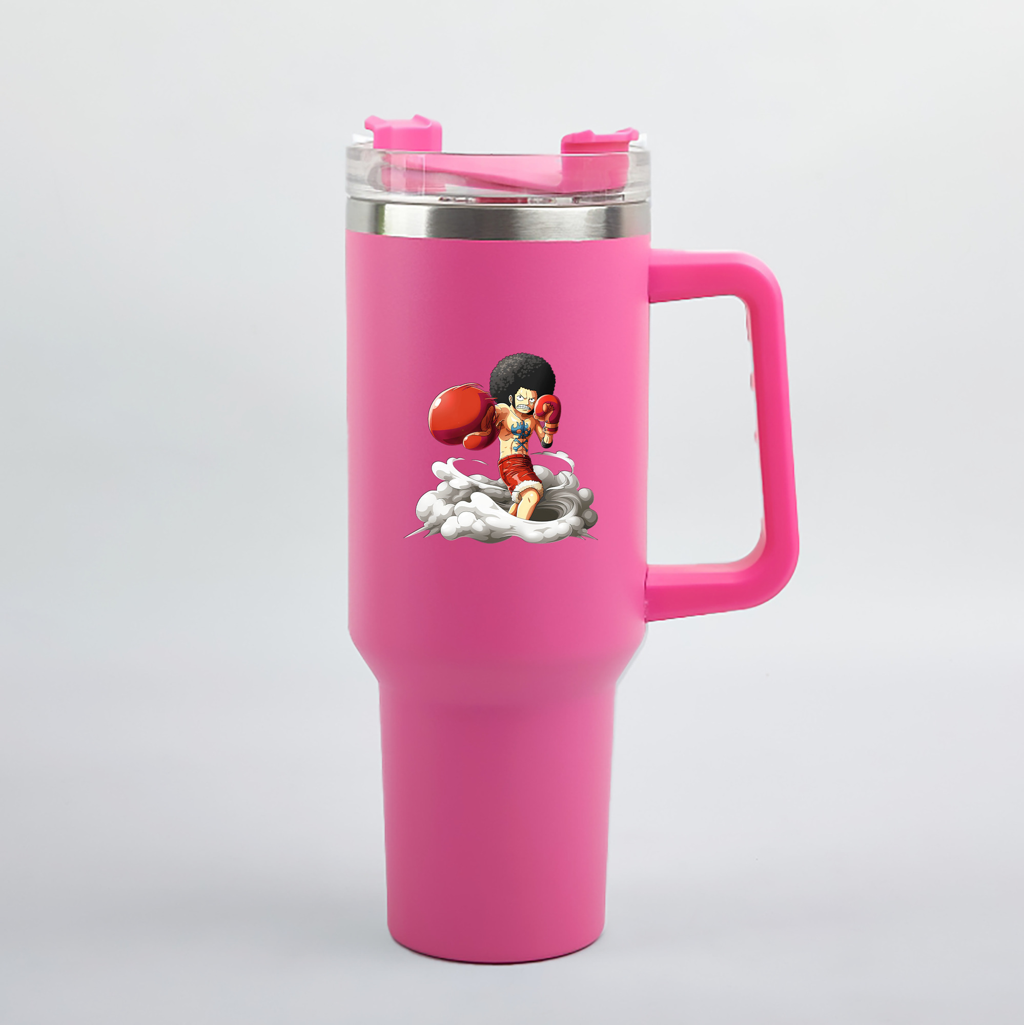 ワンピース モンキー・D・ルフィ ONE PIECE Monkey D. Luffy 1200mL車用タンブラー（カラープリント）